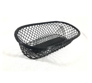 Cesta de alambre de metal de gran capacidad de latón AK en cesta de Diseño Estándar con acabado negro para detalles de vajilla/utensilios de cocina - Product Image 1