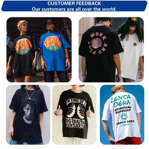 T-shirt OEM 2026 personnalisé avec impression numérique graphique, épaules tombantes, 100 % coton, noir et blanc, épais, coupe ajustée, séchage rapide - Product Image 2