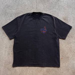 Diseño personalizado 100% algodón camiseta de los hombres de gran tamaño 240G peso pesado camiseta en blanco con logotipo patrón sólido de tela de punto - Product Image 5