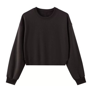 เสื้อสเวตเตอร์ลำลองแขนยาวสำหรับผู้หญิงเสื้อสเวตเตอร์ลำลองพิมพ์ลายเวอร์ชันที่ถูกต้อง - Product Image 5