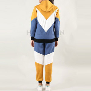 Ensemble de survêtement d'hiver tendance pour femme, coupe classique, en coton uni, avec sweat à capuche et pantalon de jogging, idéal pour l'extérieur et la salle de sport - Product Image 2