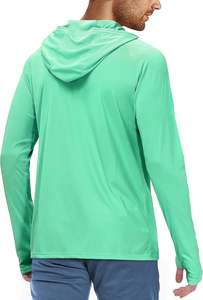 T-shirt de sport unisexe à manches longues, UPF 50+, antibactérien, 100% polyester, 180g, fermeture à enfiler, personnalisable par transfert par sublimation - Product Image 3