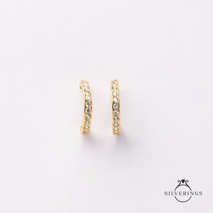 ต่างหูคริสตัลเงินสเตอร์ลิง Te Amo - Product Image 5