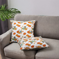 Coussins de canapé carrés personnalisables en coton 100% tissé, écologiques et modernes, pour une utilisation à la maison et en extérieur