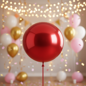 Palloncini Party Love Rossi 4D 80cm Confezione da 12 Pezzi - Product Image 2