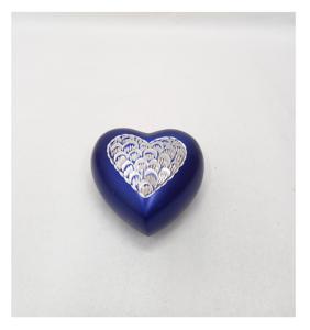 Urnas de cremación de corazón de diseño único para recuerdo de cenizas humanas, urnas de metal puro de alta calidad para proveedores funerarios al por mayor - Product Image 2