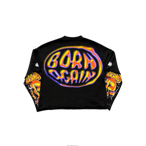 Camiseta Deportiva de Manga Corta con Cuello Redondo, Holgada, Transpirable, de Secado Rápido, con Estampado de Rayas, de Alta Calidad, para Hombre y Mujer - Product Image 6