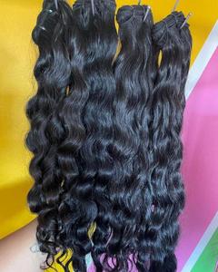 ผมต่อจากผมมนุษย์ธรรมชาติเป็นมัดผมมนุษย์ไม่หลุดร่วง - Product Image 1
