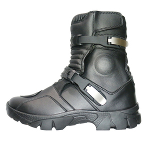 Custom Printed Breathable Plus Size Comfortable Leather Motorcycle Riding Shoes Motorbike <b>Boots</b> <b>Men</b> OEM Racing Touring - Product Image 2