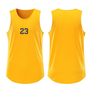 OEM personnalisé hommes débardeur maillots de sport respirant 100% coton vêtements de sport cou palangre longueur à la mode haut de musculation - Product Image 6