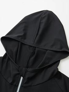 แจ็กเก็ตออกกำลังในยิมสำหรับผู้ชายเสื้อแจ็กเก็ตกีฬาหนาคอตั้งเสื้อออกกำลังกายฟิตเนส - Product Image 5