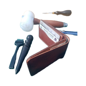 Cartera de Cuero Genuino para Hombre con Monedero, Cartera de Cuero para Hombre, Cartera de Cuero Hecha a Mano para Hombre - Product Image 1