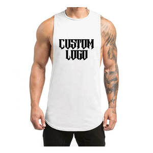 Bajo MOQ transpirable nuevo diseño hombres camiseta sin mangas para venta en línea última llegada Fitness ropa de alta calidad hombres camiseta sin mangas - Product Image 4