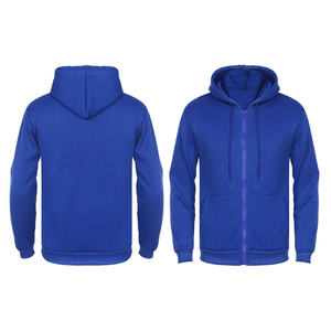 Sudadera con Capucha y Cremallera para Hombre, Mezcla de Algodón, Estilo Básico, Talla Grande, Gruesa, con Cremallera Completa, 500GSM, 100% Algodón, Logotipo Personalizado, Moda - Product Image 3