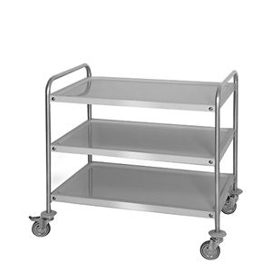Catering <b>Trolley</b> - Commercial Service & Clearing <b>Trolley</b> - <b>Heavy</b> <b>Duty</b> - 1000x500mm - 3 Tier - Product Image 1