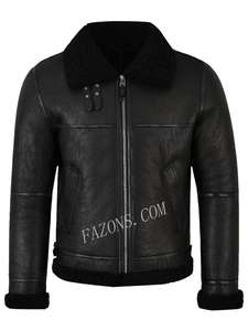 Veste d'hiver en peau de mouton pour homme, style aviateur B3, en cuir décontracté avec doublure chaude en fourrure, modèle vintage, vente en gros OEM - Product Image 6