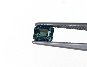 Haute qualité 100% saphir sarcelle naturel pas de chaleur octogone coupe 1.02 carat profond vert sarcelle septembre pierre de naissance pour la fabrication de bagues - Product Image 3