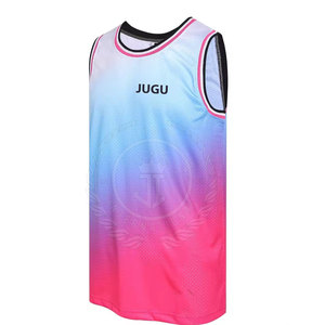 Camiseta de Baloncesto Transpirable de Secado Rápido 100% Poliéster al por Mayor, Diseño Personalizado, Camiseta Deportiva para Equipos - Product Image 1
