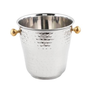 New Bar <b>Accessories</b> Beverage Tub Simple Design Solid Stainless Steel <b>Drinkware</b> Champagne Wine Cooler Ice Basket for Club & Bar - Product Image 4