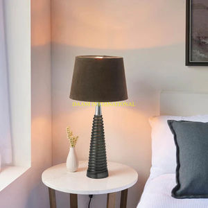 Lámpara de mesa de Árbol de Oro real con pantalla blanca Rectangular iluminación decorativa de lujo para hoteles dormitorio decoración de oficina lámparas de escritorio - Product Image 3