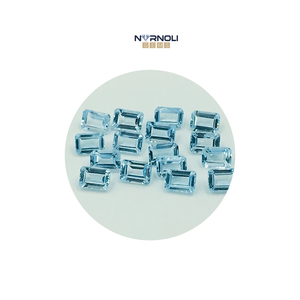 Topacio Azul Natural de Corte Octogonal de 7x5 mm, Gemas Sueltas Facetadas en Forma de Escalón para Anillos Solitarios Personalizados, Colgantes y Biseles Fundidos - Product Image 5