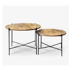 El más vendido Metal y madera Mesa de café y té Diseño moderno Sala de estar Tamaño personalizado Forma Color Usos en el hogar Hotel - Product Image 5