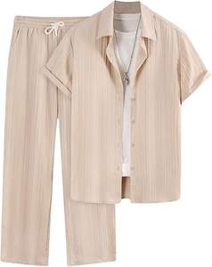 Conjunto Deportivo de Verano de Manga Corta para Hombre de Gran Calidad, Camiseta y Pantalones Cortos, Conjuntos Personalizados con Estampado para Hombre - Product Image 1