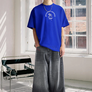 Top fabricant hommes coupe régulière T-Shirt 100% coton uni tricoté à la mode tenue décontracté dernière conception de haute qualité - Product Image 2