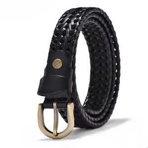 Ceinture en cuir véritable de haute qualité, différentes couleurs, pour femme et homme, sangle décontractée, toutes occasions, ceintures réglables - Product Image 4