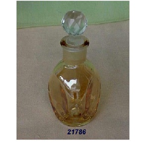 Prix de gros Décoration d'intérieur Bouteille de parfum en verre avec couleur jaune brillant - Product Image 1