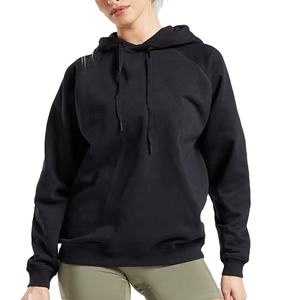 2025 nuevas sudaderas con capucha de gran tamaño personalizadas para mujer, jersey de manga larga de lana, ropa de Otoño Invierno, Tops con bolsillo, sudaderas con capucha para mujer - Product Image 1
