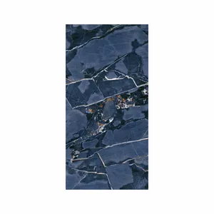Хорошая цена 800x1600x8 мм полированная фарфоровая напольная плитка хорошего качества полированная матовая поверхность 80x160 см Модель № коралловый синий