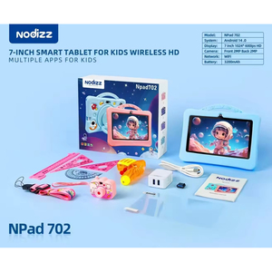 Tablet Infantil Npad 702 de 7 Pulgadas, Android 14, Wi-Fi, Juegos Educativos, Procesador MTK, 4GB RAM, USB-C, Funda Resistente a Golpes - Product Image 4