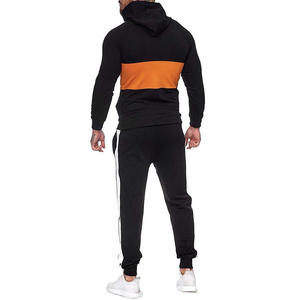 Vente en gros directe usine – Survêtement décontracté à capuche, couleurs et tailles personnalisables, en coton et polyester anti-boulochage - Product Image 3