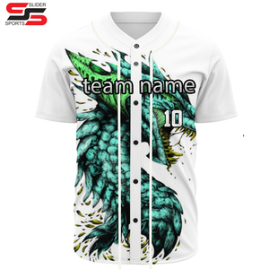 Camiseta de Béisbol con Bordado Personalizado para Jugadores y Uniformes de Equipo - Product Image 4