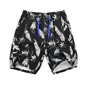 Pantalones cortos de lona Unisex con estampado de diseñador sólido de calle alta de algodón 100% de secado rápido de verano diseño personalizado servicio OEM para hombres - Product Image 5