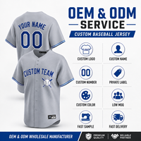 Kaos Jersey Baseball Toronto Dewasa Pria 2025 Custom Wear Jahitan Cetak Transfer Panas Nama Nomor Bernapas Musim Panas Pendek
