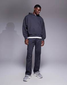 Conjunto deportivo de sudadera con capucha y pantalón de chándal para hombre, con marca personalizada, suave y cálido, para un estilo de vida activo. - Product Image 1