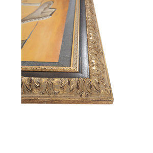 Modern Style Jaipur Rugs US Red and Orange Painting <b>Canvas</b> <b>Wall</b> Art & Tapestry - Product Image 3