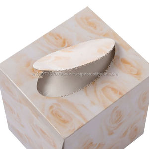 Promotional Table <b>Tissue</b> <b>Paper</b> Soft Cube Box Printed Facial <b>Tissue</b> - Product Image 4