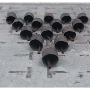 Campanas Rústicas de Metal y Hierro con Parte Superior Redondeada, 2 Campanas Artesanales - Suministro al por Mayor para Manualidades y Decoración - Product Image 5