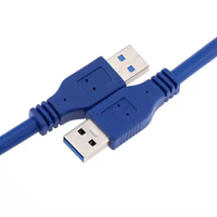 0,5m 1m 2m 3m 5m USB 3.0 USB-A Stecker auf USB-A Stecker Verlängerungskabel USB Datenkabel Extender Computerzubehör