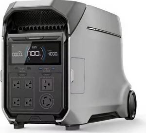 Station d'alimentation portable 4096Wh, sortie AC 4000W, batterie LFP, générateur solaire 120/240V, stockage d'énergie extensible, vente en gros OEM - Product Image 1