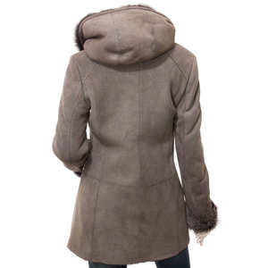 Chaqueta de Cuero de Cordero Personalizada, Delgada, Extra Grande, Brillante, Ecológica, Impermeable, Transpirable, de Primera Calidad, con Tela Oxford para Mujer - Product Image 4