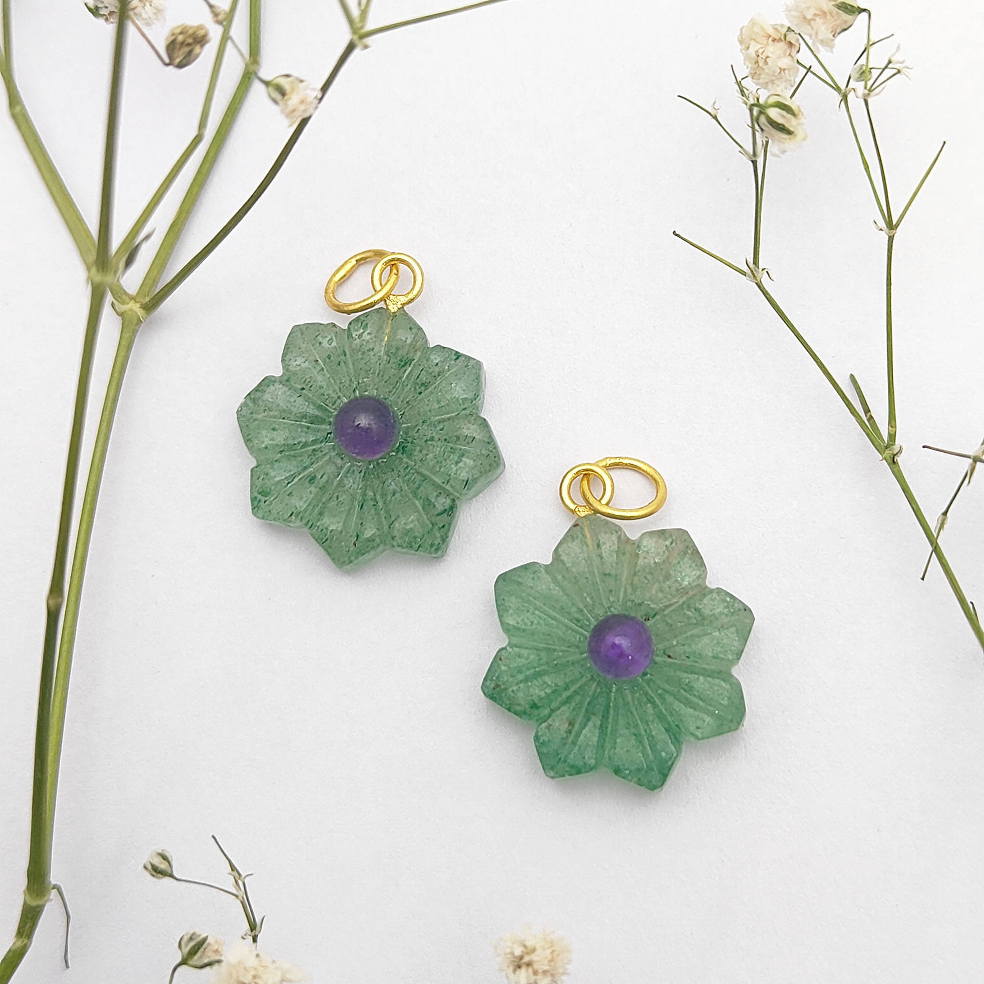 ควอตซ์สตรอเบอร์รี่สีเขียว