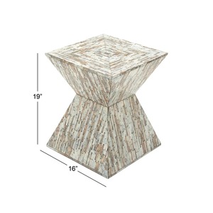 Mesa de Centro de Madera y Nácar Ecológica de Estilo Único, Diseño Moderno, Juego de Muebles para Sala de Estar, Venta Directa al por Mayor - Product Image 5