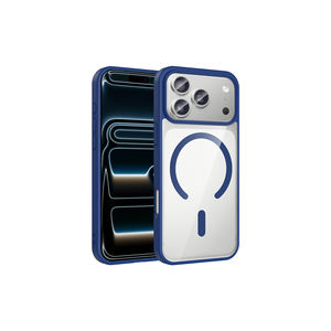 Coque de protection en silicone bleu marine de luxe SENK Ege Series pour iPhone 17 Pro Max avec chargement sans fil MagSafe - Product Image 1