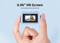 Mini Cámara Portátil HD 1080P para Grabación de Fotos y Vídeos en Interiores y Exteriores con Zoom Digital, Cámara Instantánea, Mini Cámara de Pulgar