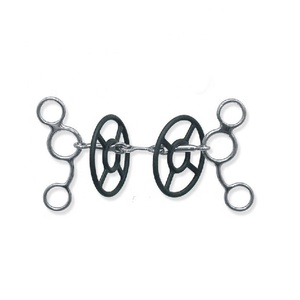 D Ring Snaffle Twisted Mouth Horse Bits Equipo equino ecuestre duradero - Product Image 5