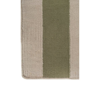 พรมขนสัตว์ลายตารางหมากรุกสีเทาดำ รุ่น ADWL-1314 ลายเส้นนามธรรม รูปทรงสี่เหลี่ยมผืนผ้า สำหรับห้องนั่งเล่นในบ้าน ทำจากปอกระเจา - Product Image 4